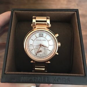 Michael Kors rose gold watch